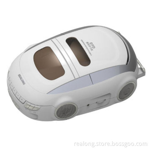 Portable DVD player with cassette and AM/FM radio